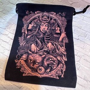 Tarot Oracle Cards Graphic Drawstring Bag
